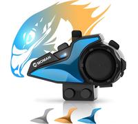 Interfono Moto, H2E Aquila Auricolare Casco Singolo Con Doppio Chip per Multitas