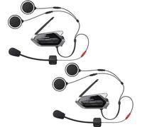 Sena 50R Harman Kardon, sistema di comunicazione twin set male Nero/Argento