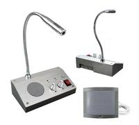 INTERFONO PER SPORTELLI MICROFONO VIVAVOCE BASE ALTOPARLANTE 2 VIE CASSA