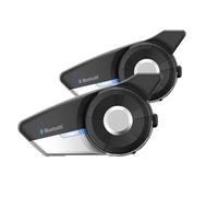 Sena 20S-EVO-10 Auricolare Bluetooth per moto/sistema di comunicazione con altoparlanti HD, Confezione doppia