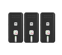 Interfono wireless bidirezionale con supporto magnetico, portata 500M, batteria ricaricabile 30 giorni, montaggio a parete, volume regolabile, ideale per sicurezza interna/esterna