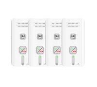 Interfono wireless bidirezionale con supporto magnetico, portata 500M, batteria ricaricabile 30 giorni, montaggio a parete, volume regolabile, ideale per sicurezza interna/esterna