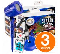 Intergross Starry Night Motion Proiettore Luce Effetti Laser in Movimento Disco