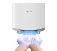 interhasa! Asciuga Mani con sensore a infrarossi, Silenzioso, per Uso Professionale e Domestico, 1250 W (Bianco)