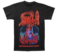 interi Death Men's Scream Bloody Gore T-Shirt Black Black XL