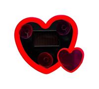 Interior Car Lights - Heart Solar Vehicle Window Lamp, Neon Small LED Light For Triangle Window | Decor Automotive Interior Truck Night