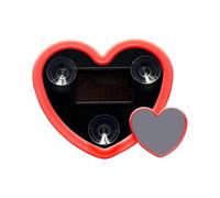 Interior Car Lights - Solar Heart Shaped Car Window Lamp, Neon Automotive Interior Glow Ornament, Triangle Window Decorative Lighting, Vehicle Cabin Atmosphere Illumination | For Truck Night Decor