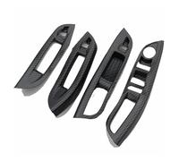 Interior Decorative Per Ford Per Focus MK 3 4 MK3 MK4 Accessori Due Stili Di ABS Pannello Alzacristalli Auto Telaio Decorazione Copertura Adesivo(Carbon Fiber)