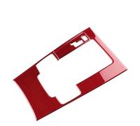Interior Decorative Per Mazda 3 Per Axela 2019 2020-2025 Manuale Automatico Auto Gear Shift Pannello Di Rivestimento Reale Morbido Adesivo In Fibra Di Carbonio Interno(Automatic LHD Red)