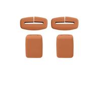 Interior Decorative Per Volvo C70 Per S60 S80 Per S90 T6 V50 Per V60 V70 Per V90 XC40 Per XC60 XC70 Per XC90 Copertura Protettiva Silicone Cintura Sicurezza Auto Interni(Orange-2Sets)