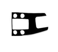 Interior Decorative Per Volvo Per V60 2010-2017 Per S60 2010-2018 Pianoforte Nero Di Plastica Auto Interni Pannello Di Controllo Centrale Trim Adesivo LHD RHD Interno(LHD)