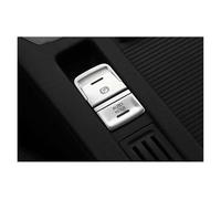 Interior Decorative Per VW Per Golf 7 7.5 MK7 AT 2015-2019, Pulsante Interruttore Freno A Mano Automatico P Adesivo Copertura Protezione Accessori(Silver)