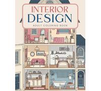 Interior Design Coloring Book for Adults