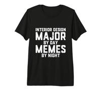 Interior Design Major Day Memes Night Building Architettura Maglietta Premium