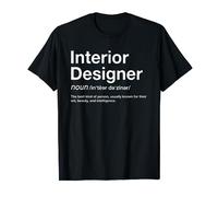 Interior Designer Sostantivo Decoratore Specialista di Design per la casa Maglietta