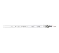 Interkabel AC 100-25 Cavo coassiale Diam. est.: 6.90 mm 75 Ω 120 dB Bianco 25 m