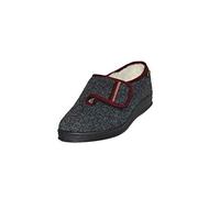 Intermax Pantofole da donna con chiusura e lana vergine, antracite., 42 EU