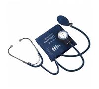 Intermed Sfigmomanometro Ad Aneroide Colore Blu Con Stetoscopio Blu