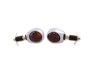 Intermitente Highsider Smart Ochsenauge-Cromato Per Moto Ricambi Accessori