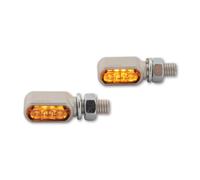 Intermitente Led Highsider Pro Little Bronx - Argento/Afumicato - Meccanizzato