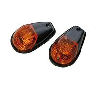 HIGHSIDER Smart Verkleidungsblinker Lampadina Indicatore Corpo Nero / Lente Fumé (Coppia), Anteriore, nero