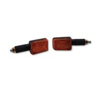 HIGHSIDER Smart Mini Bulb Indicatore Corpo Nero / Lente Arancione (Coppia), Anteriore e Posteriore, giallo