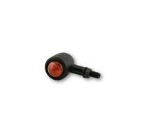 HIGHSIDER Smart Old School Typ 1 Bulb Indicator Body Nero / Lente Arancione (coppia), anteriore e posteriore, nero