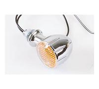 HIGHSIDER Smart Arizona Bulb Mini Indicatore Corpo Cromato / Lente Arancione (Coppia), Anteriore e Posteriore, bianco
