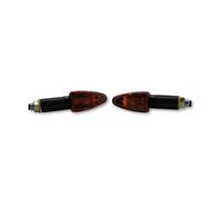HIGHSIDER Smart Arrow Bulb Mini Indicatore Corpo Nero / Lente Arancione (Coppia), Anteriore e Posteriore
