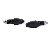 HIGHSIDER Corpo indicatore LED Smart Como Carbonio / Lente fumé (coppia), anteriore e posteriore, nero