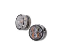 HIGHSIDER smart Module Sedici LED Indicatore/Luce di posizione Fumo 2in1, Omologato E (coppia)