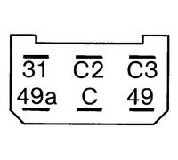 Intermittenza di lampeggio per JOHN DEERE STEYR 691-Serie Series 2050