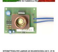 INTERMITTENZA PORTALAMPADE PER LAMPEGGIATORE 220 V. 25 W X AUTOMATISMO CANCELLO