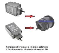 Intermittenza relè frecce anche LED Honda 400 VFR R (NC21/NC24) 1990 > 1991