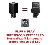 Intermittenza relè frecce LED Universale su impianti Honda 4 fili