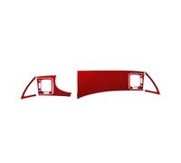 Interna Pannello Controllo Per Hyundai Per Azera 2006 2007 2008 2009 2010 2011 Car Interior Styling Accessori In Fibra Di Carbonio Centro Vent Radio Console Adesivi(Red dashboard)