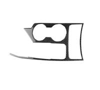 interna pannello controllo Per Kia Per Sportage 2017 2018 2019 2020 2021 LHD Auto Cambio Tazza Acqua Pannello Rivestimenti Interni Reale Morbido Adesivo In Fibra Carbonio Car Console Frame Trim(Black