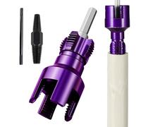 Internal External Pipe Threading Tool, Water Threading Extractor Kit, Durable Plumbing Repair Equipment, Rust-Resistant Steel Threads Pipes for Garden Construction Basement Outdoor Use