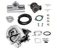 Internal Wastegate T3 T04E V-band Turbo Turbocompressore + Blow Off Valve BOV