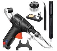 Internally Heated Industrial Laser Welding Tools, Multi-Function Soldering Iron Soldering Gun Set, Automatic Corded Solder Iron Internal Heat, for Industrial Home Repair DIY (Black)