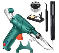 Internally Heated Industrial Laser Welding Tools, Multi-Function Soldering Iron Soldering Gun Set, Automatic Corded Solder Iron Internal Heat, for Industrial Home Repair DIY (Green)