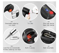 Internally Heated Industrial Laser Welding Tools, Set Di Saldatore Multifunzione Portatile, Pistola Per Saldatura Manuale Da 60 W, Con Rimozione Della Ruggine/Taglio/Saldature