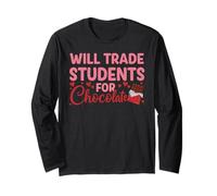 international chocolate day Funny Chocolate Lovers Teacher Maglia a Manica