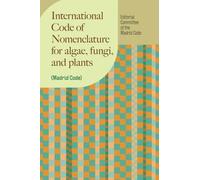 International Code of Nomenclature for algae, fungi, and plan (Copertina rigida)