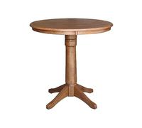 International Concepts - Tavolo rotondo con piedistallo, 91 cm, altezza 90 cm