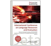 International Conference on Language Resources and Evaluation: Natural Language Processing, ACM SIGCOMM Conference, Conference on Embedded Networked Sensor Systems