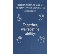International Day of Persons with Disabilities - Design 1: Awareness & Inclusion Mini Book for Schools and Community Programs December 3