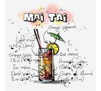 International Graphics - Immagine finita - Vincent, Oriol - ''Mai Tai''- 30 x 30 cm - Stampa diretta su acrilico