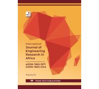 International Journal of Engineering Research in Africa Vol. 81