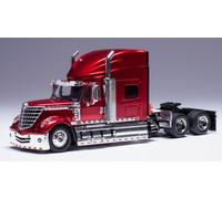 ixo Modellino Camion Statico International Lonestar 2010 Rosso 3 assi Scala 1/64